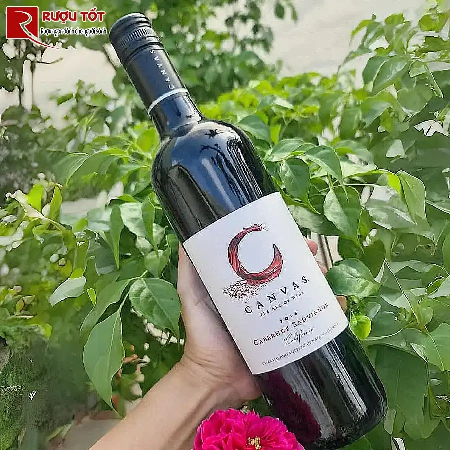 ruou vang canvas cabernet sauvignon