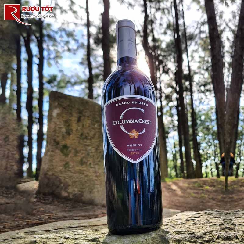 Rượu vang Columbia Crest Merlot