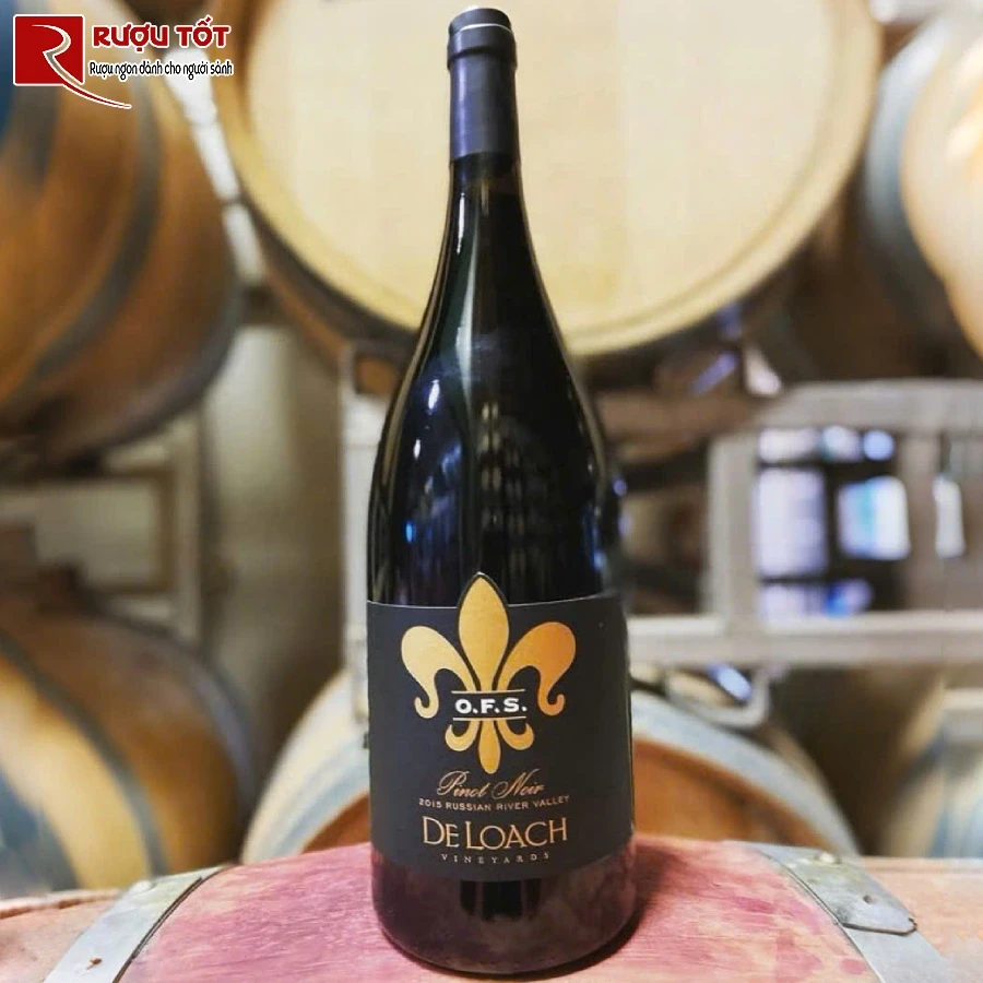 ruou vang deloach pinot noir chinh hang