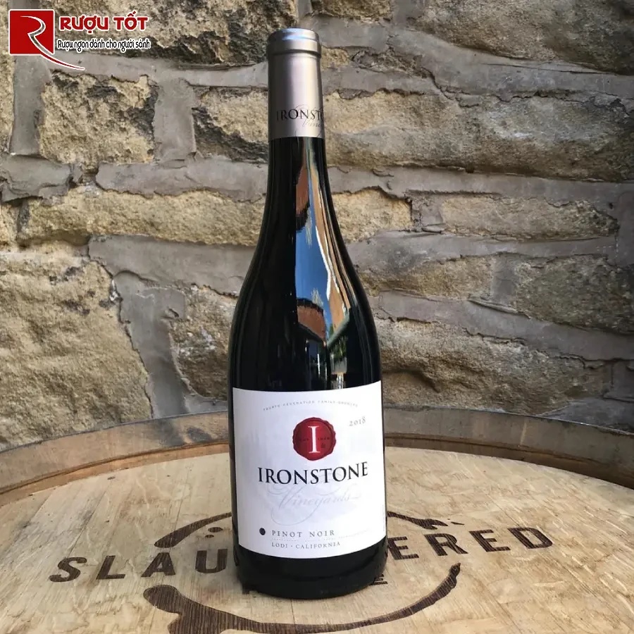 ruou vang ironstone pinot noir