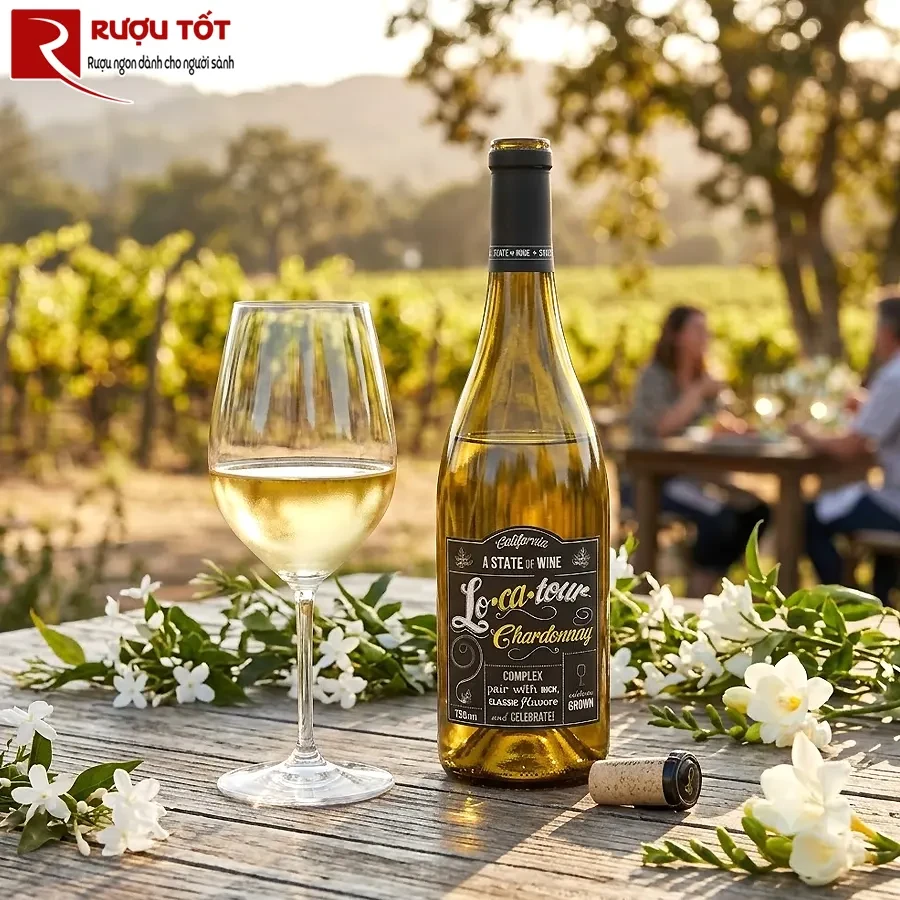 Rượu vang Locatour Chardonnay California