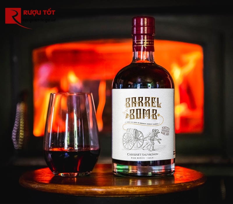 ruou vang my Barrel bomb