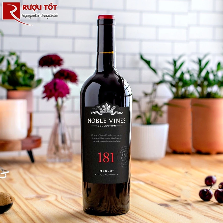 Rượu vang Noble Vines 181 Merlot