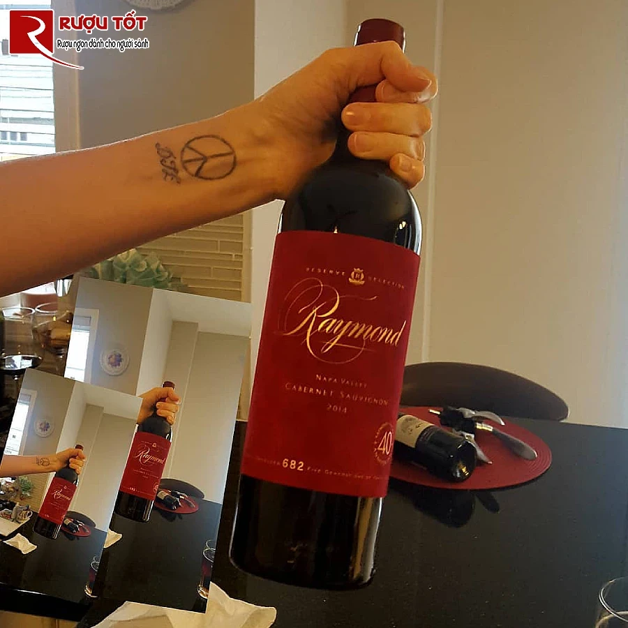 ruou vang raymond reserve selection 40th anniversary