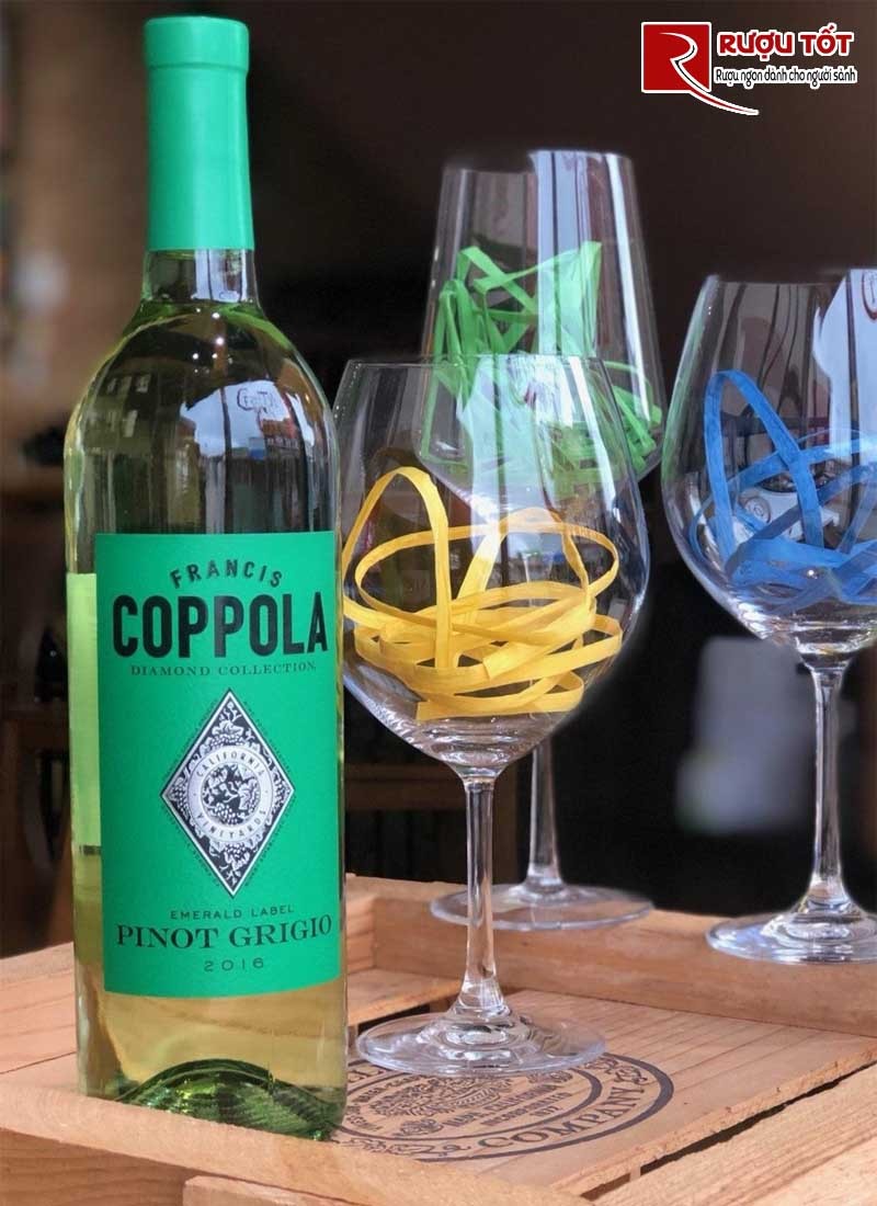rượu vang trắng Coppola Pinot Grigio Diamond Series