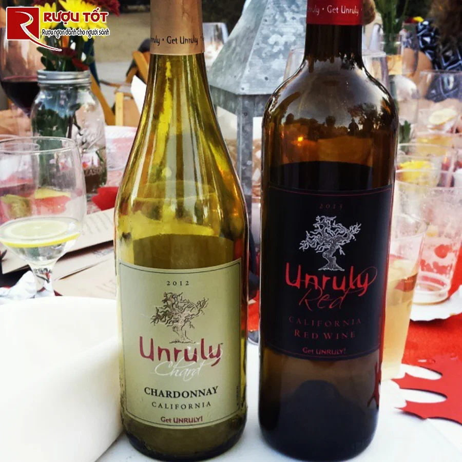 ruou vang unruly chardonnay california
