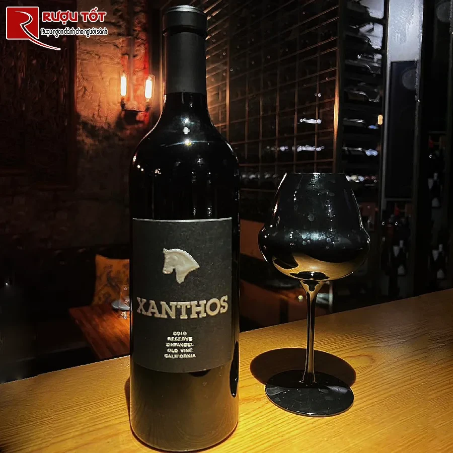 ruou vang xanthos red wine