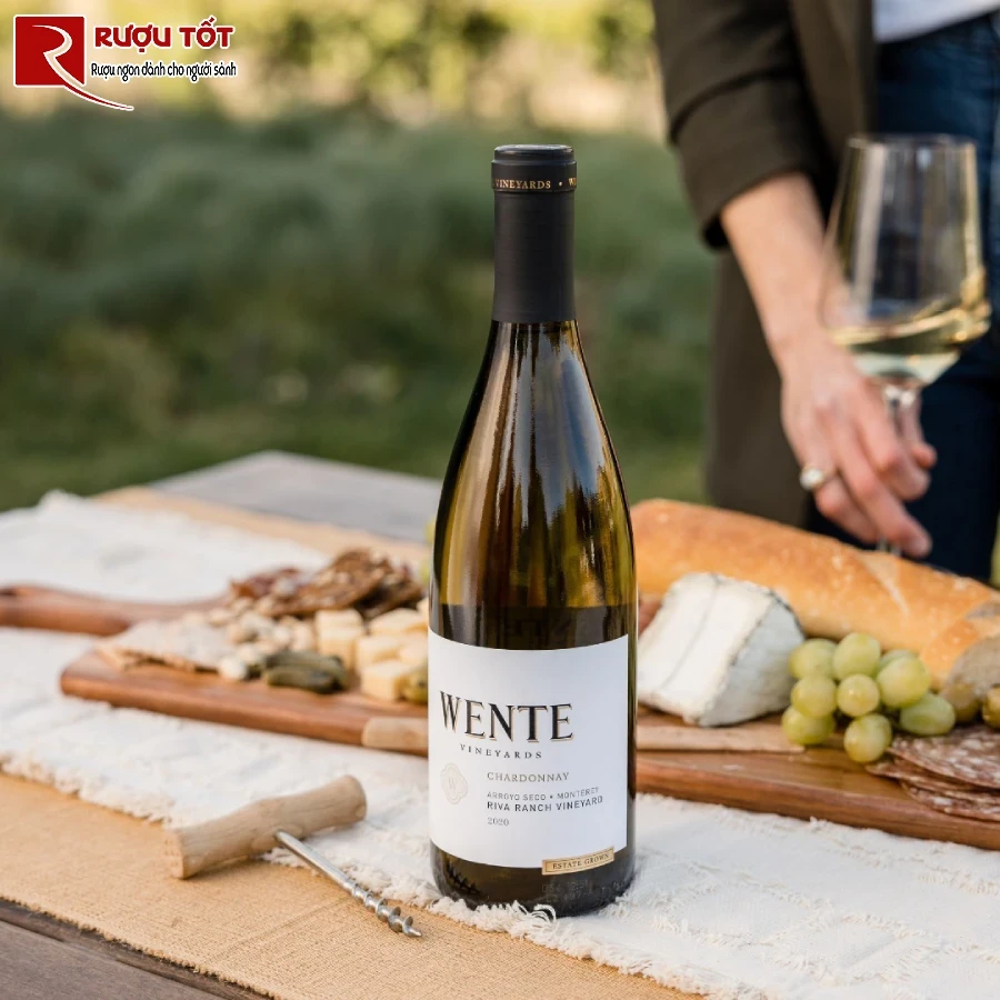 ruou wente riva ranch chardonnay 13,5% 750ml cao cap