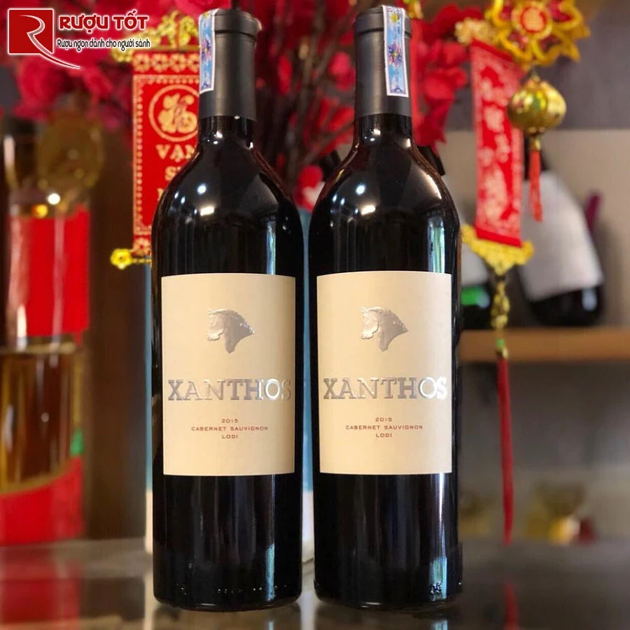 ruou xanthos cabernet sauvignon lodi