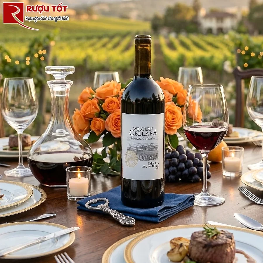 Vang Western Cellars Zinfandel Lodi Valley