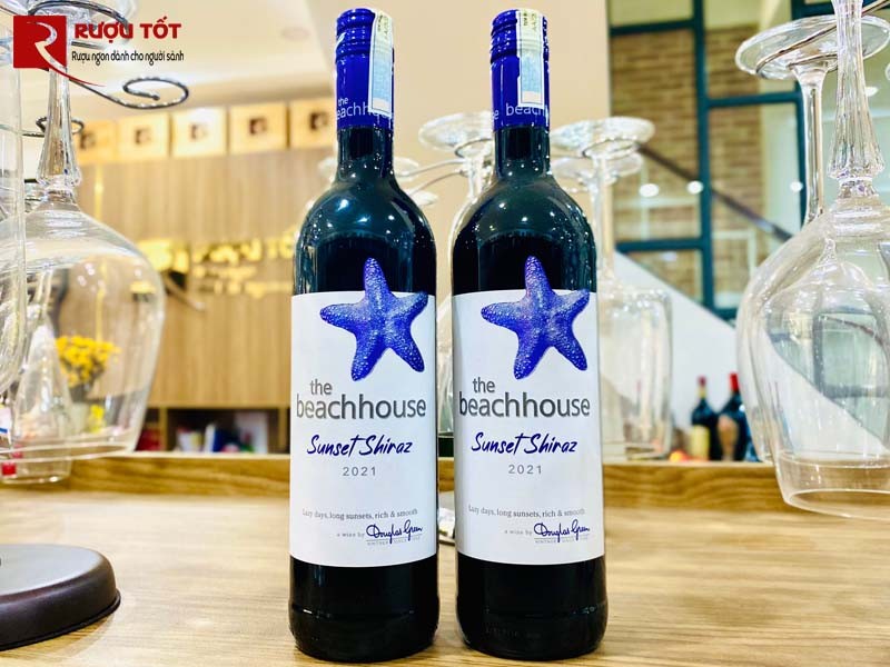 ruou vang do the beachhouse shiraz