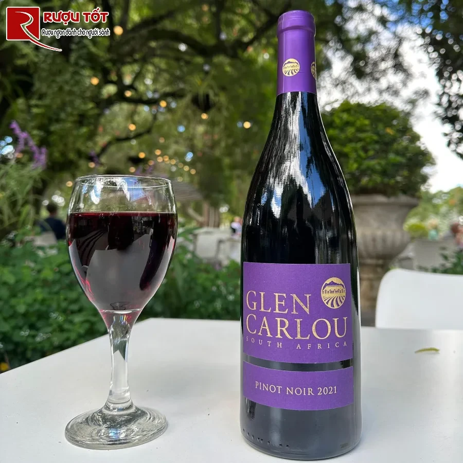 ruou vang glen carlou pinot noir 14% 750ml nam phi