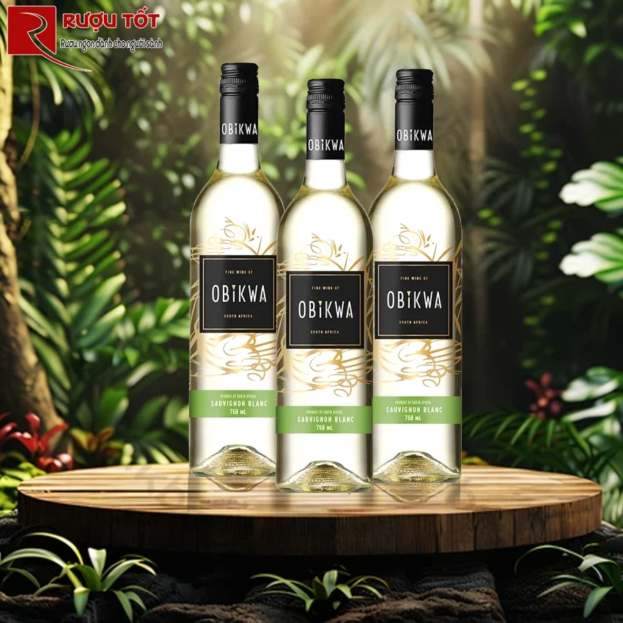 Rượu vang trắng Obikwa Sauvignon Blanc