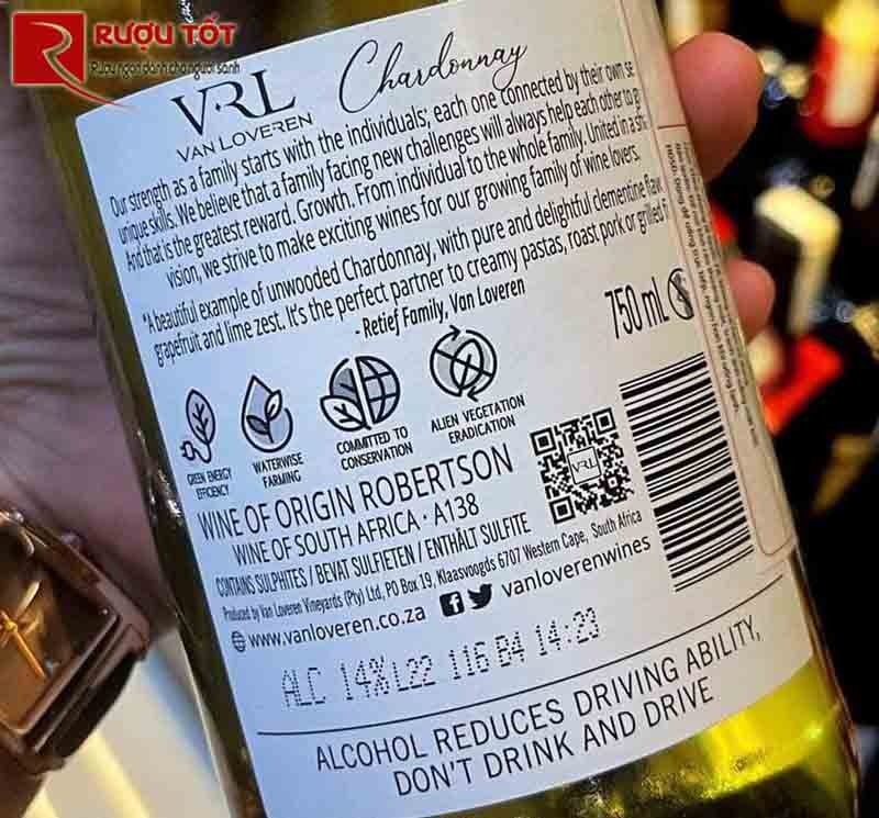 Vang trắng Van Loveren