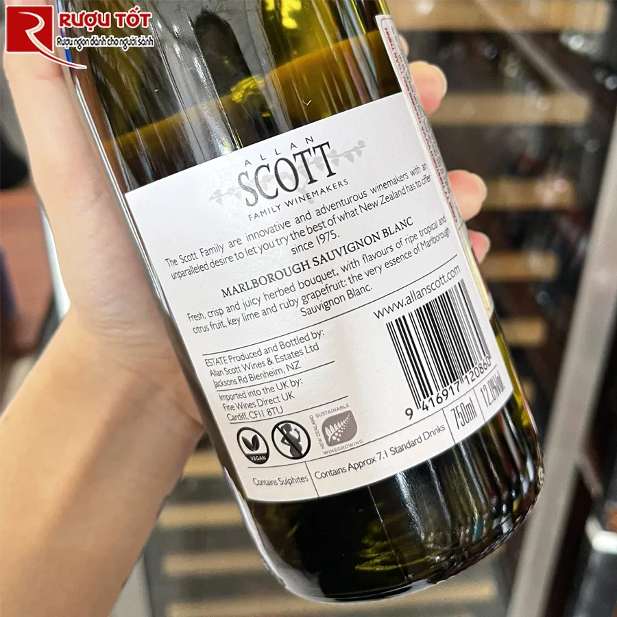 Rượu trắng Allan Scott Sauvignon Blanc