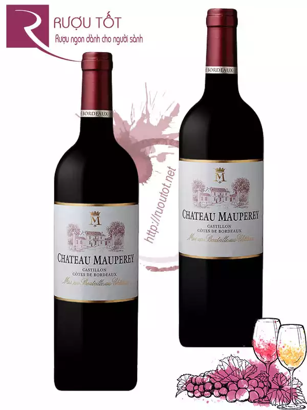 Rượu Vang Pháp Chateau Mauperey castillon Cotes De Bordeaux