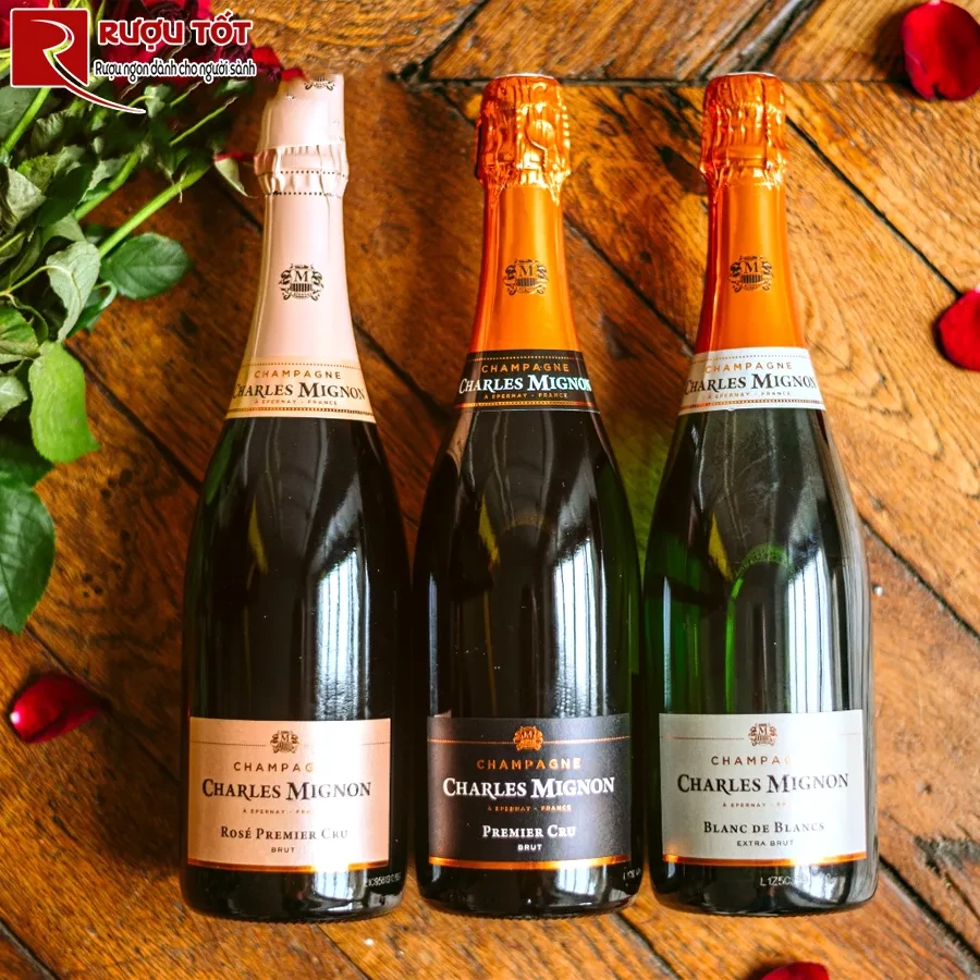 Champagne Pháp Charles Mignon Premier Cru