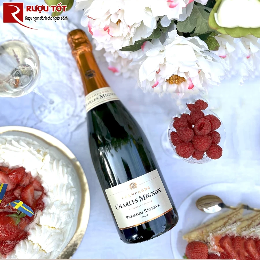 Champagne Pháp Charles Mignon