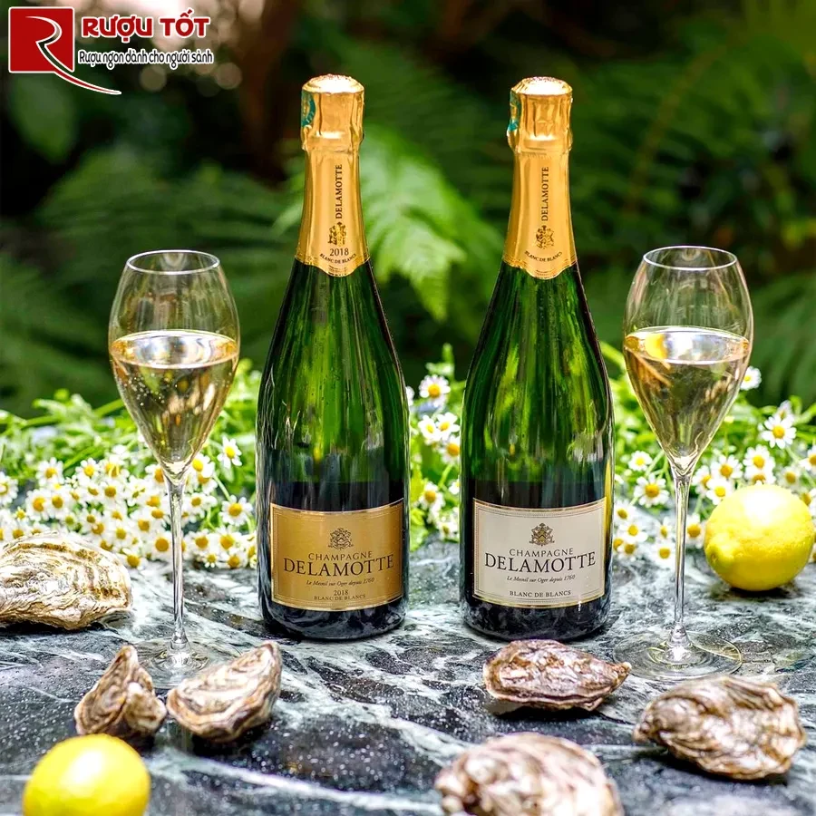 Champagne Pháp Delamotte Blanc de Blancs Vintage