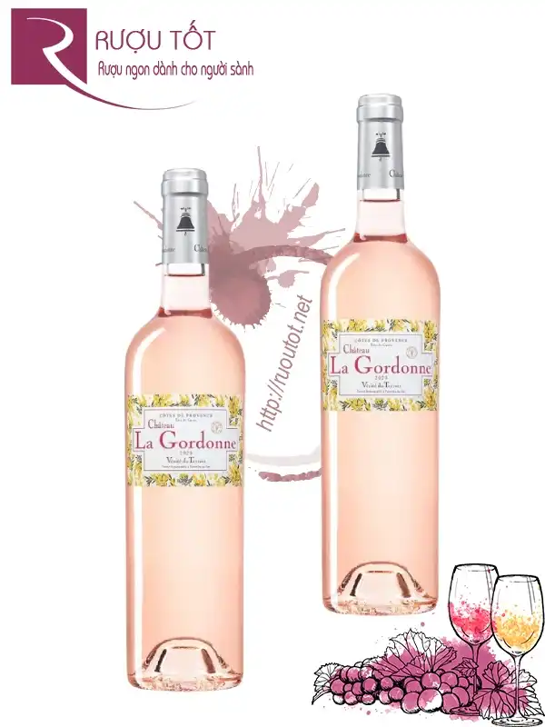 Rượu Vang Chateau La Gordonne Verite Rose