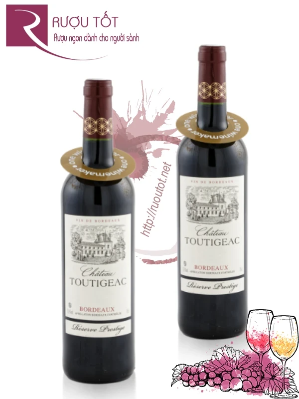 Vang Chateau Toutigeac Bordeaux Rouge