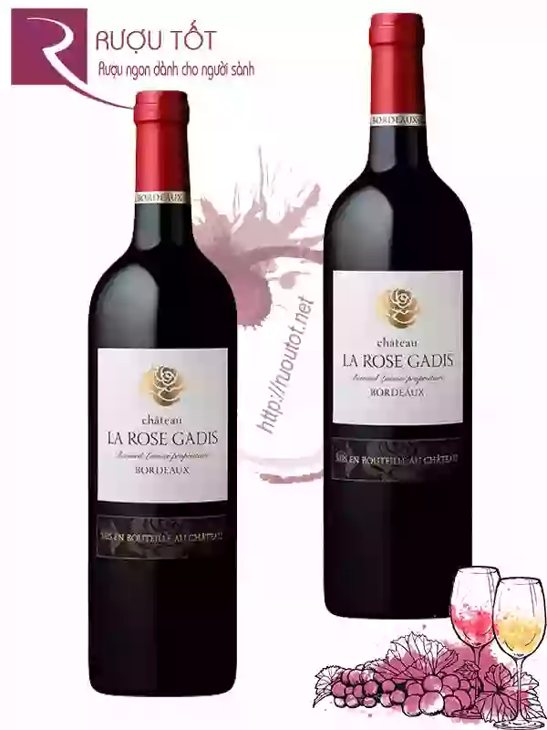 Rượu Vang Pháp Chateau La Rose Gadis Bordeaux