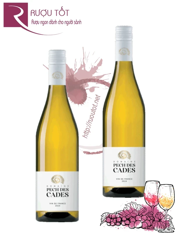 Vang Trắng Domaine Pech Des Cades IGP Pays d’Oc White