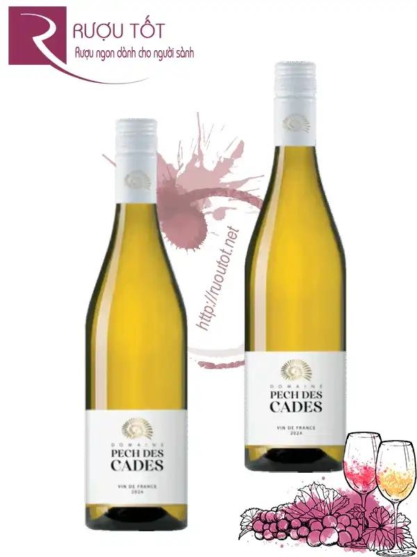 Vang Trắng Domaine Pech Des Cades IGP Pays d’Oc White