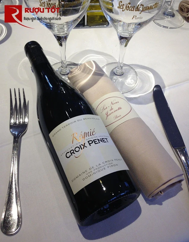 La Croix Penet Regnie de Domaine Dominique Piron