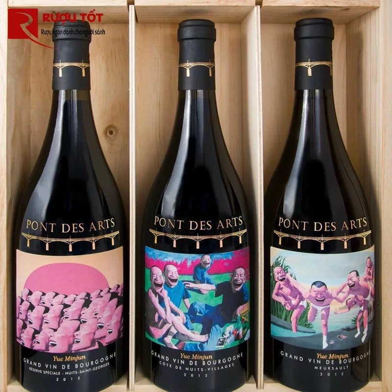pont des arts yue minjun bourgogne meursault