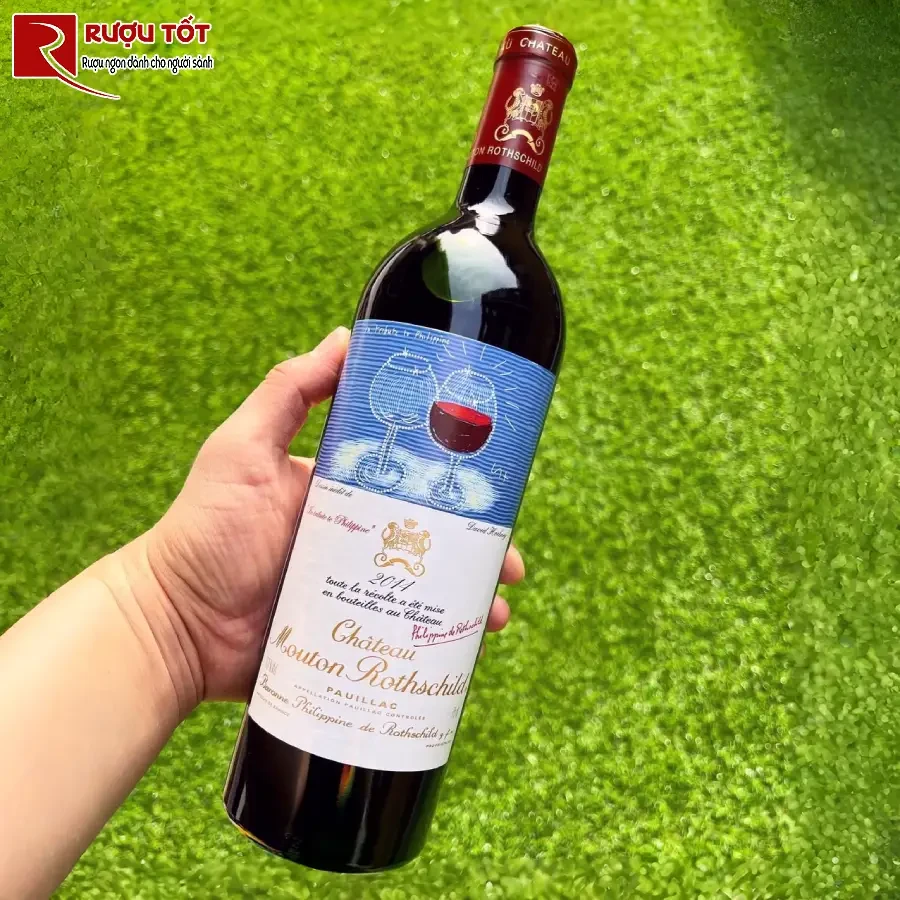 ruou 2014 chateau mouton rothschild pauillac dang cap