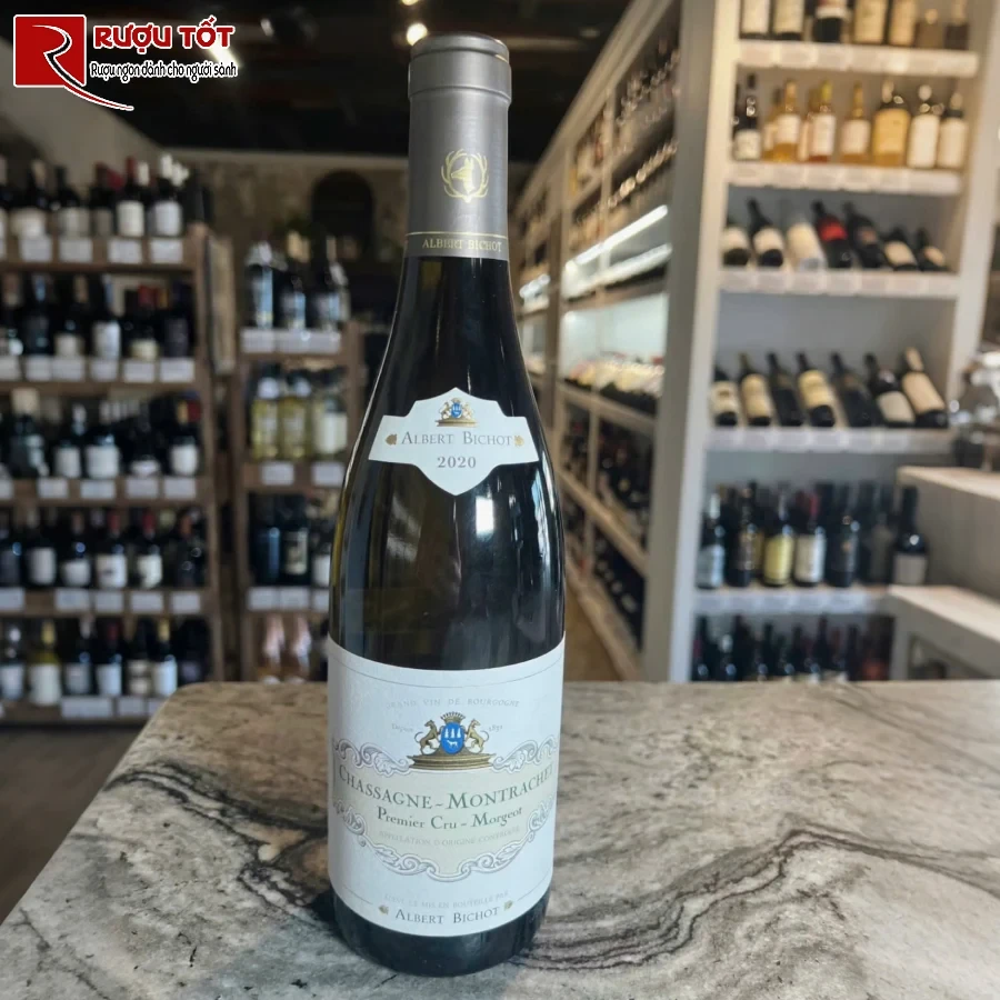 ruou albert bichot chassagne montrachet premier cru morgeot 14% 750ml