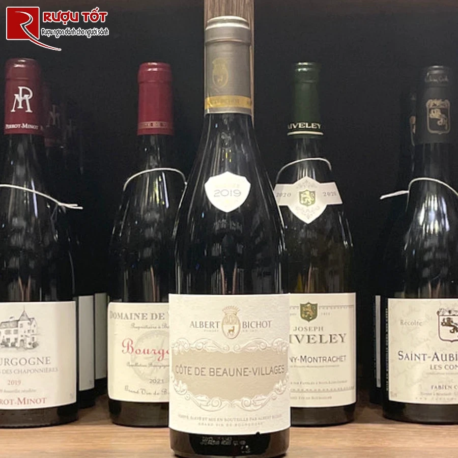 ruou albert bichot cote de beaune villages 13% 750ml cao cap