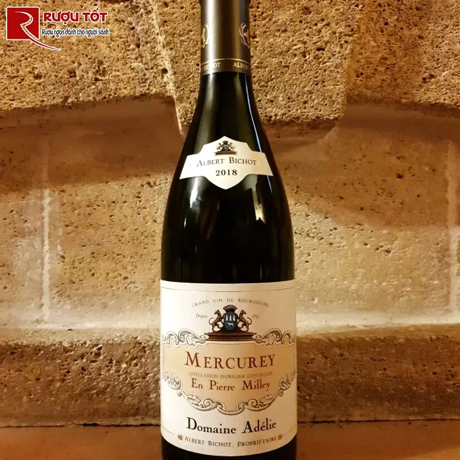 ruou albert bichot domaine adelie mercurey en pierre milley bio wine