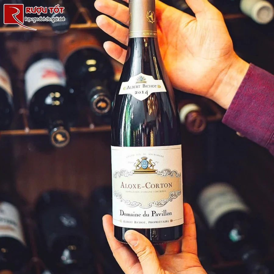 ruou albert bichot domaine du pavillon aloxe corton bio wine dang cap