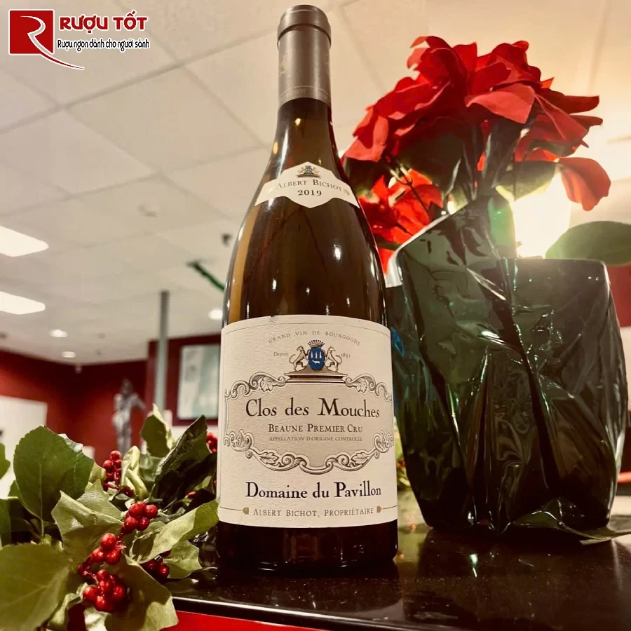 ruou albert bichot domaine du pavillon beaune premier cru clos des mouches 13,5% 750ml