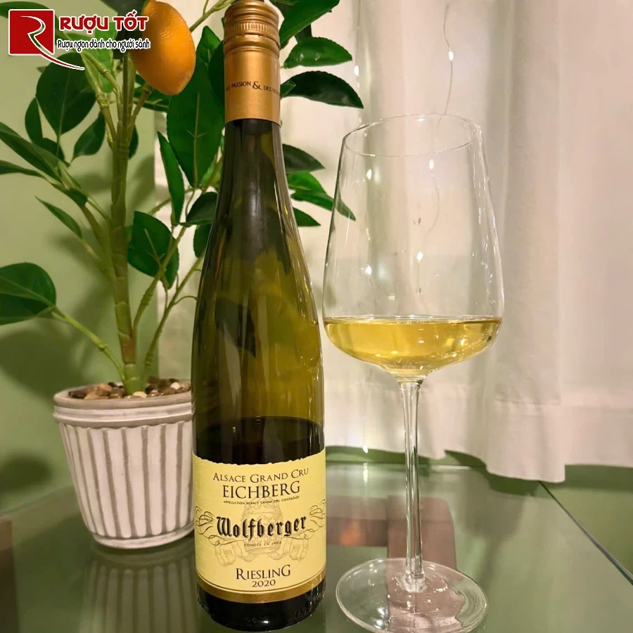 ruou alsace grand cru eichberg wolfberger riesling 12,5% 750ml