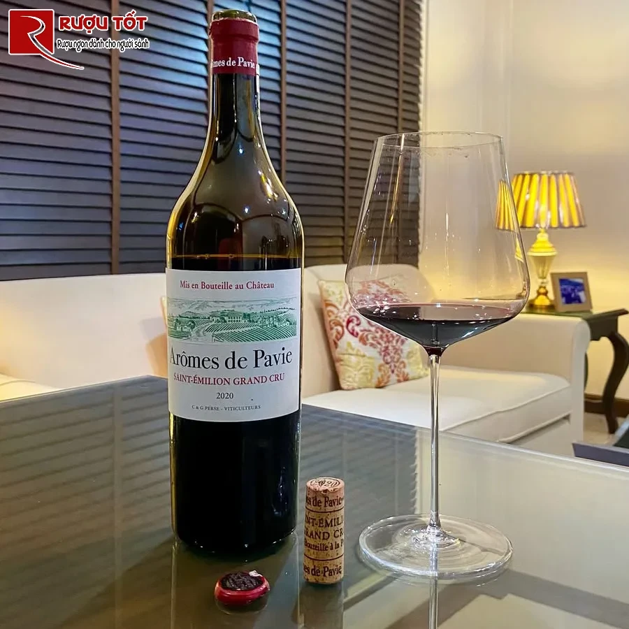 ruou aromes de pavie saint emilion grand cru chinh hang