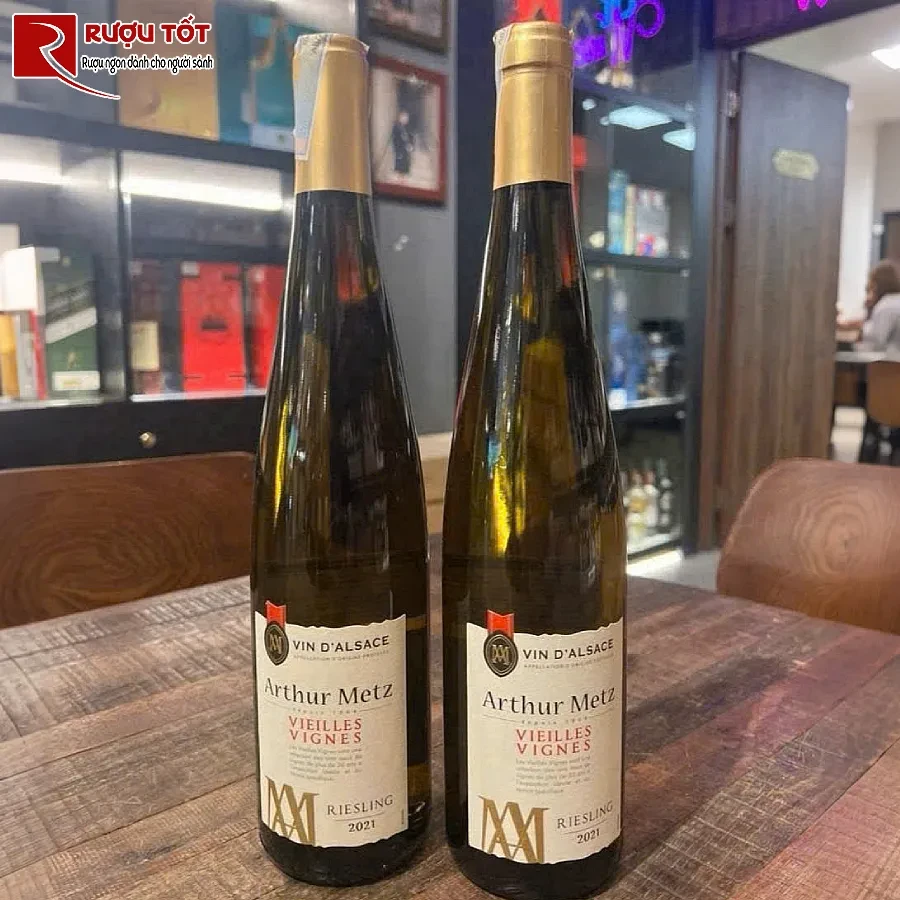 ruou arthur metz vieilles vignes riesling 750ml 12,5%