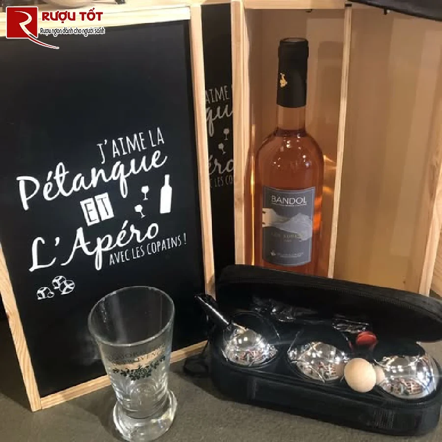 ruou bandol les adrets rose moulin de la roque