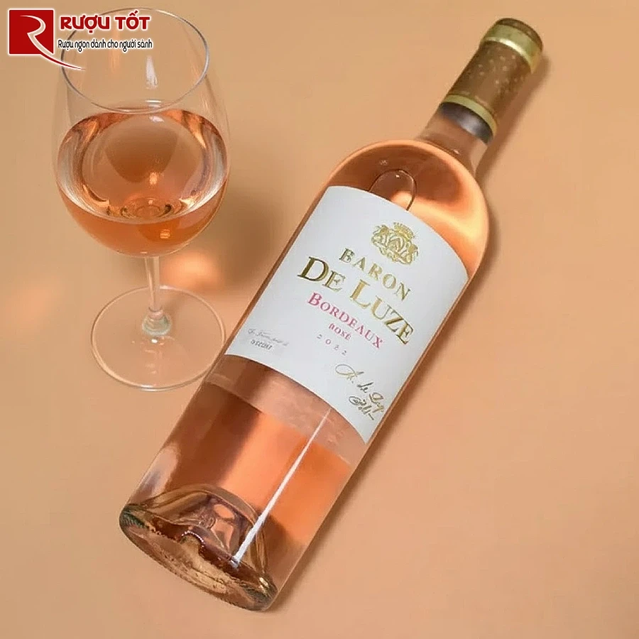 ruou baron de luze terra vitis rose ngon