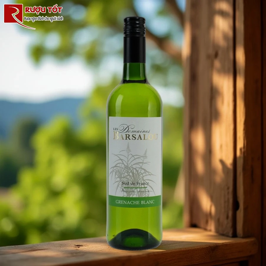 ruou barsalou les domaines grenache blanc 13,5% 750ml gia tot