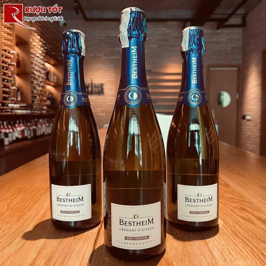 ruou bestheim cremant d'alsace brut premium phap