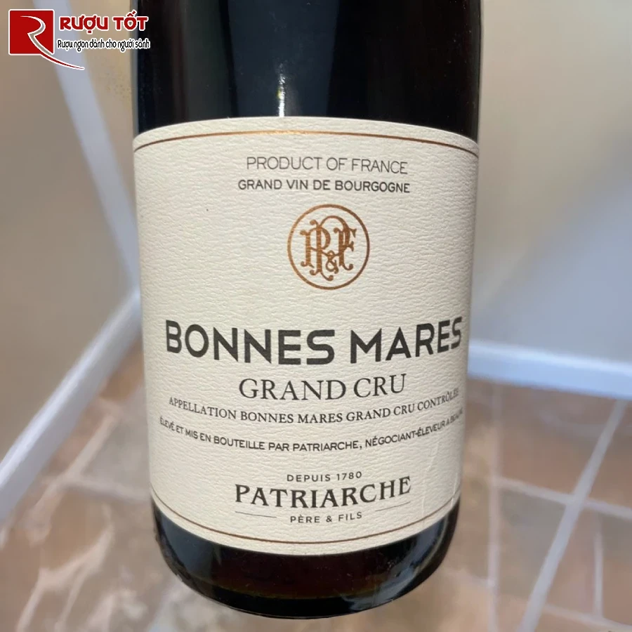 ruou bonnes mares grand cru patriarche dang cap