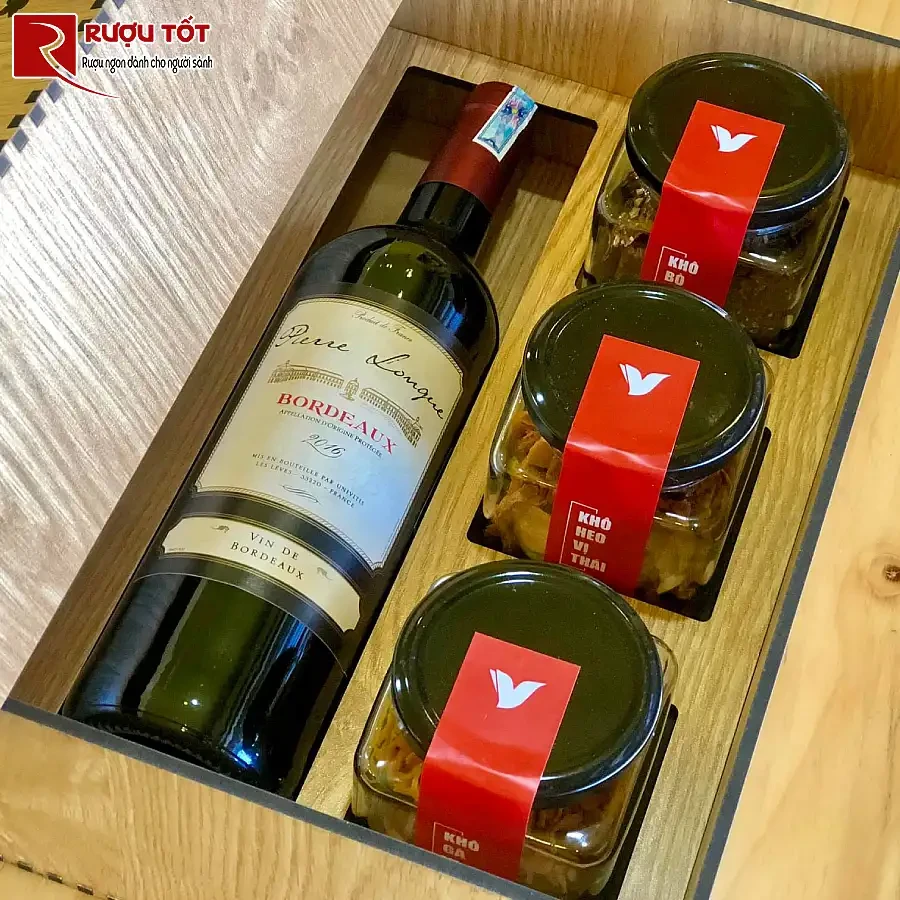 ruou bordeaux de pierre longue blanc 13% 750ml hao hang