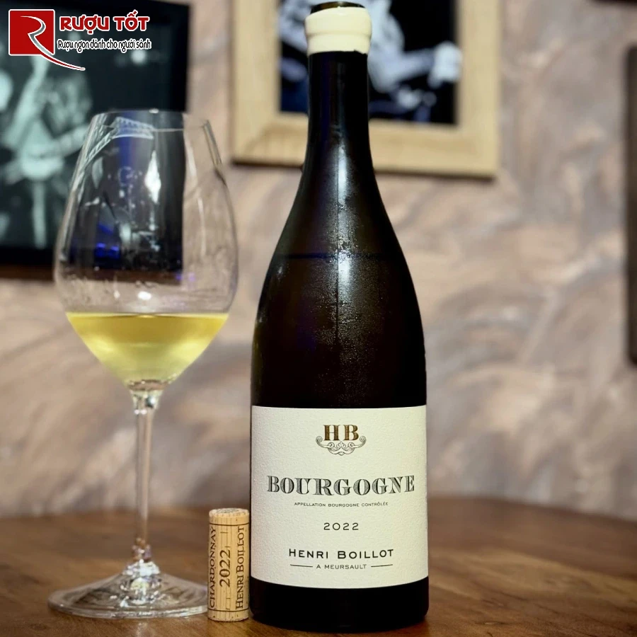 ruou bourgogne chardonnay henri boillot 13% 750ml cao cap