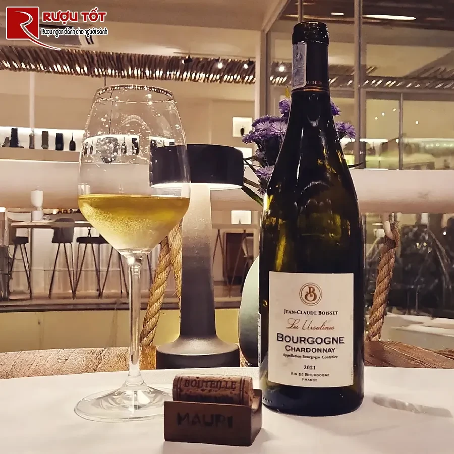 ruou bourgogne chardonnay les ursulines dang cap
