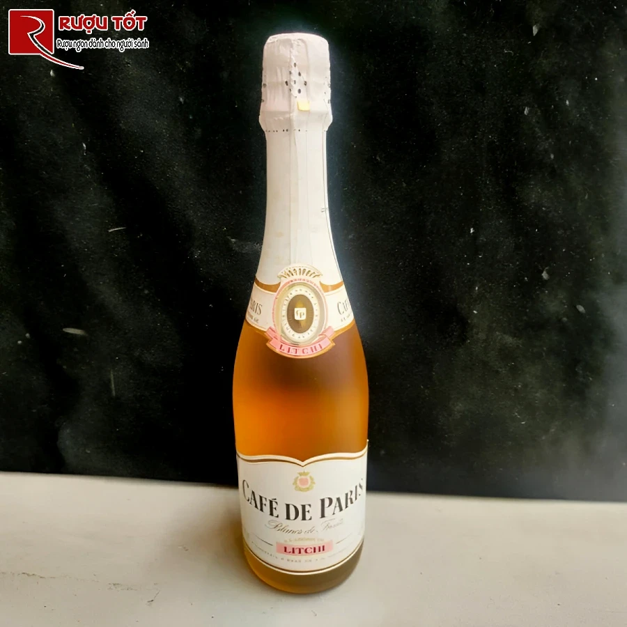 ruou cafe de paris blancs de fruits cherry - lychee 750ml hao hang