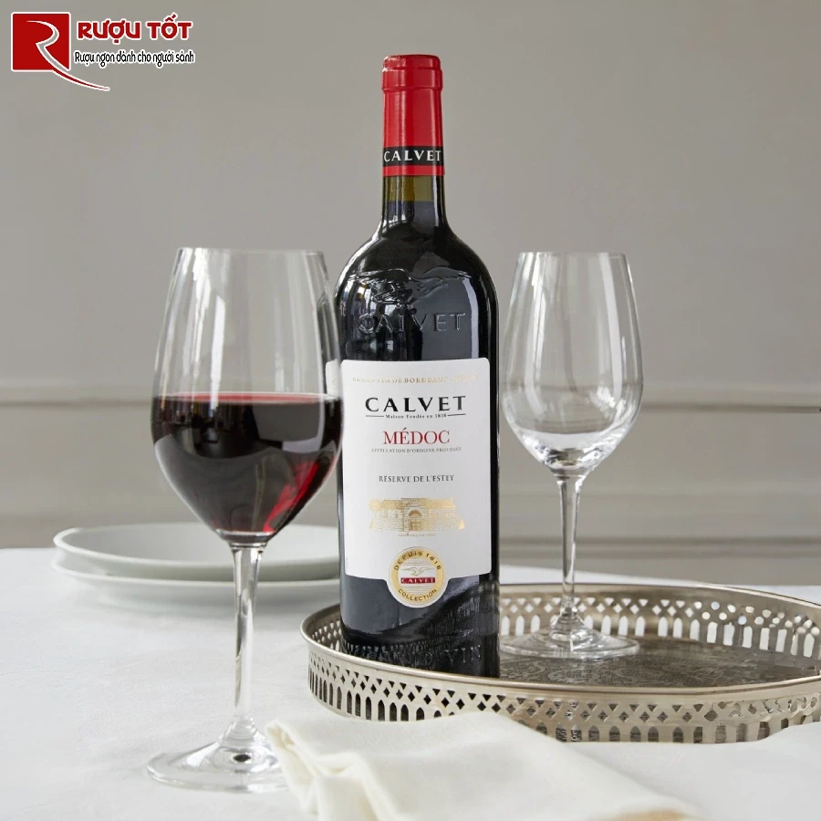 ruou calvet medoc reserve de l'estey dang cap phap