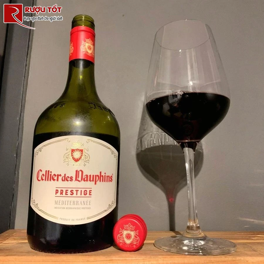 ruou cellier des dauphins prestige blanc